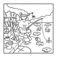 1本《小小瞬间》：42页成人及青少年简易涂色书，超可爱舒适Hygge空间涂色书，适合放松身心（舒适空间涂色）。以超可爱的动物角色为特色，设计简洁易上手，放松身心。你会发现许多有趣的隐藏故事。 - 彩色 - 查看 7