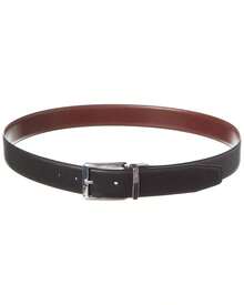 Bruno Magli Luca Reversible Leather Belt - 黑色 - 查看 4