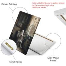 1 pieza Fantasma en el inodoro, Arte del fantasma en el baño, Academia oscura, Decoración de Halloween, Arte de pared para el baño, Decoración de baño, Pintura al óleo victoriana