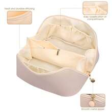 Organizador de almacenamiento multiusos para dormitorio/estudiante, con compartimentos, adecuado para guardar cojines, cosméticos