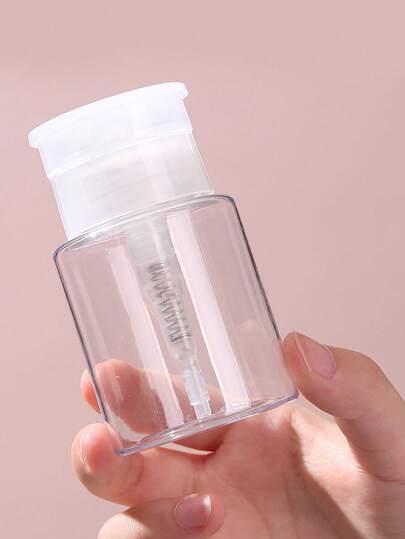 1pc Bathroom Spray Bottle, White, 100ml/150ml, Travel Portable Refillable Pump Bottle, Makeup Tool, Makeup Remover, Toner, Lotion Storage