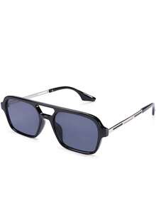 Colored Lens Glasses. New Model Sunglasses, 100% UV Protection. - 深灰色 - 查看 1