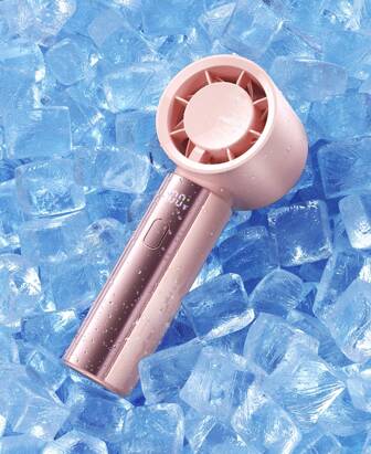 coldSky 4000mAh Rechargeable High Speed Personal Fan With, 1-100 Speeds Small Cooling Fans With Digital Display For Women Outdoor, Travel, Vacation