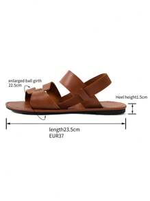 Women's Flat Sandals Fashion Extra Wide Width Elastic Band Comfortable Loose Fit Versatile Outdoor Simplistic Lightweight Summer Beach Sandals