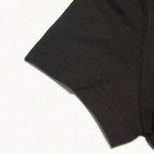 Puma Women's Fashionable Short Minimalist Collared Button-Up Short Sleeve Sports Polo Shirt 62804801 - Black - View 4