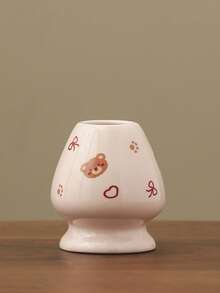 1/6pcs Japanese Matcha Tea Set, 530ml Capacity, Includes Cute Bow Matcha Bowl And Matcha Whisk, Suitable For Making Matcha Latte, Gift For Matcha Lovers