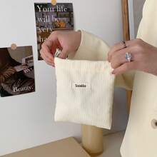 One-Piece Custom, Custom Name, Jewelry Storage Bag, Wallet, Compact MINI, Fashionable, Lightweight, Storage Of Debris, Dustproof, Protective Cover, Velvet, Tie-Pocket, Print, Niche, Unique, Individual,Chic Autumn,All-Purpose,Large Capacity,Versatile,Multifunction,Colorful,Cute,Adorable,Contracted,Funny,Kawaii,Y2K,Minimalist,Commuting,Business Casual,Basics,Custom,Personalized,Unique,Customized,Ideal Gifts For Him,Ideal Gifts For Her,Her,Family,Friends,Girlfriend,For Anniversaries,For Birthdays,For Holiday/ Vacation,For Outdoors/Outings/Travel/Hiking/Stadium/Sports/Climbing,For Business/Commute/Work/Office,Customized Luggage & Travel Gear, Urban Chill