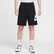 Nike 男士 AS M NK CLUB ALUMNI FT SHORT 针织短裤 FQ4951-010 - 黑色 - 查看 1