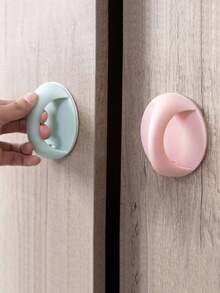 1 Piece Toilet Lid Lifter, No Drill Door Handle Drawer Window No Trace Pull Rod Handle, No Nail Strong Paste Wardrobe Handle Sliding Door Pull Rod, Durable Bathroom, Can Easily Lift The Lid, Suitable For Home And Public Bathroom Sanitary Design