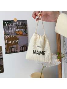 One-Piece Custom, Custom Name, Jewelry Storage Bag, Wallet, Compact MINI, Fashionable, Lightweight, Storage Of Debris, Dustproof, Protective Cover, Velvet, Tie-Pocket, Print, Niche, Unique, Individual,Chic Autumn,All-Purpose,Large Capacity,Versatile,Multifunction,Colorful,Cute,Adorable,Contracted,Funny,Kawaii,Y2K,Minimalist,Commuting,Business Casual,Basics,Custom,Personalized,Unique,Customized,Ideal Gifts For Him,Ideal Gifts For Her,Her,Family,Friends,Girlfriend,For Anniversaries,For Birthdays,For Holiday/ Vacation,For Outdoors/Outings/Travel/Hiking/Stadium/Sports/Climbing,For Business/Commute/Work/Office,Customized Luggage & Travel Gear, Urban Chill