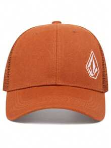 2025 New Diamond Embroidered Men's Street Fashion Hip Hop Hat Street Dance Hat Outdoor Sports Cycling Skateboarding Hat Outdoor Leisure Fishing Sunshade Hat Women's Shopping Travel Daily Life Decoration Hat Breathable Heat Dissipation Net Hat Solid Color Baseball Hat