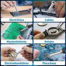 Estación De Cautín Tipo Lápiz Pistola De Calor 2 En 1 600w - Tipo de Enchufe B USA (110-127V) - Ver 9