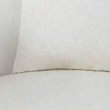 Printed Decorative Pillow With Full Zipper, Super Washable - 白色 - 查看 2