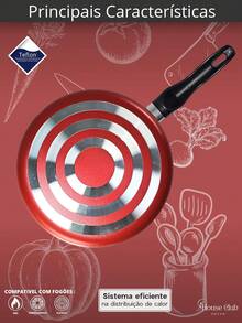 Frying Pan - 紅色 - 查看 3