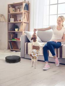 1pc Reusable Floral & Teddy Bear Print Dog Diaper - Coffee Brown - View 2