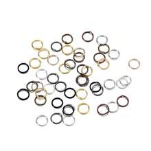50-200 piezas/Lote Anillos divididos de 3-20 mm Conectores para hacer pulseras, collares, joyería y accesorios DIY - anillo de salto - Ver 33