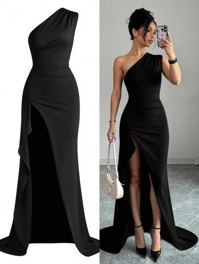 Vestidos Mujer Largos Negros Vestidos Dama Fiesta Elegantes