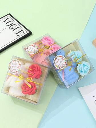3 Pcs Gift Box,Towel Bear Rose Gift Box,Birthday Gift,Anniversary Wedding Gift - Red Valentine's Day Gift Box - Best Women, Husband And Wife Thanksgiving And Christmas /New Year Gift,Gifts, Presents,Companion Gifts,Creative Gift Boxes