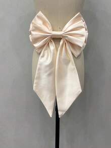 1pc Satin Fabric Bow Decor Back Accessory Waist Decoration,For Romantic Wedding Dress Valentine's Day Accessories - Multicolor - View 29
