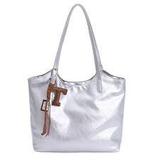 Women Tote Bags - 銀色 - 查看 2