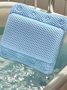这款浴缸枕配有防滑吸盘，可为颈部和背部提供支撑。适用于所有浴缸，提升沐浴时颈部的放松体验。它兼容家用浴缸，非常适合在酒店浴缸中放松身心，并为老年人提供沐浴支撑。它是送给沐浴爱好者和朋友的完美礼物。款式随机发货。