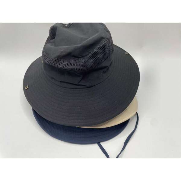 1pc Men's New Portable Bucket Hat A Must - Have For Outdoor Lovers! This Wide - Brim Sun Hat Offers Full UV Protection, Perfect For Fishing Trips, Hiking Adventures, Or Travel Days. Lightweight, Foldable Design For Easy Carry – Stay Shaded And Stylish Under The Sun!