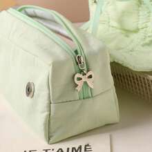 1个时尚芭蕾舞蝴蝶结造型抽拉式铅笔盒，大容量桌面翻盖铅笔盒，适合收纳钢笔、橡皮、铅笔、马克笔等各种文具，侧面还可放置水瓶。适用于学校、辅导班、办公室、中小学生、男生女生、上班族，也可作为返校礼物。 - 彩色 - 查看 7