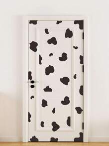 30x90cm 黑白奶牛印花墙贴，家居装饰房间装饰墙壁装饰墙贴贴纸客厅装饰