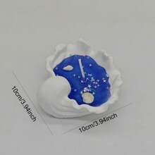 1PC Candle - Starfish And Shell Shaped Soy Wax Candles, Essential Oil Candles, Household Candles, Birthday, Christmas, Thanksgiving, Mother's Day, Women's Stress Relief Gifts, 100% Plant Based, No Animal Testing, Candle Accessories Random, Artificial Color Batches Available In Different Colors, But Does Not Affect Use, Some Decorative Accessories Are Random.