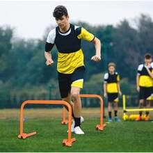 Agility Speed Training Hurdles, Adjustable Agility Training Hurdles For Football, Basketball, Soccer Hurdles Training Equipment Set Of 6 With Bag