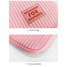 Funda para portátil compatible con Pro, para portátiles de 13-14 pulgadas, compatible con 15-16 pulgadas, funda M2 de 13 pulgadas, compatible con estuche para iPad de 9-11 pulgadas, de tela de licra, funda para portátil para mujeres, esencial de viaje - Multicolor - Ver 8