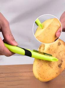 1pc Multi-Functional Fruit & Vegetable Peeler, Potato, Apple, Cucumber, Carrot Peeler For Kitchen
