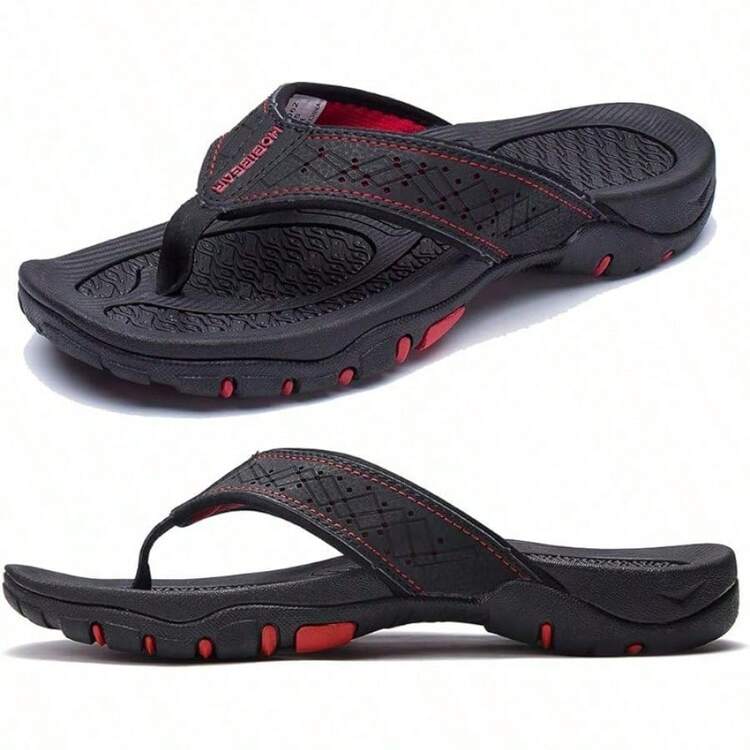 KIIU Mens Thong Sandals Indoor And Outdoor Beach Flip Flop  display picture 2