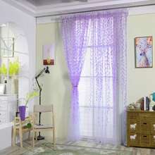 Kitchen Window Curtains - Gray 1p Style 3 - View 10