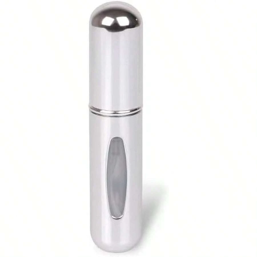 5ml Refillable Travel Perfume Atomizer Spray Bottle, Portable Bottom Filling Perfume Bottle - Bright silver - View 1