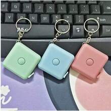 Daily Nordic Color Candy Color Mini Tape Measure, Automatic Telescopic Plastic Ruler, Measuring Tape Measure
