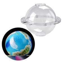 14cm Diameter Starry Sky Chocolate Mold, Spherical 3D Baking Tool, Hollow Ball Jelly Mold, Kitchen Tool, Party Supplies Christmas Pajamas Christmas Decor - Transparent - View 9