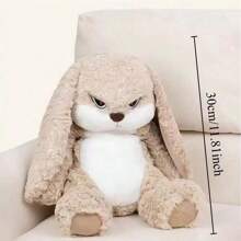 大号愤怒兔子毛绒玩偶，可爱动物毛绒玩偶，卡哇伊毛绒玩偶，是居家装饰、沙发装饰、派对装饰、生日礼物以及各种节日礼物的完美之选。它们是送给朋友或伴侣的完美礼物。毕业礼物。复活节礼物。情人节礼物。万圣节礼物。完美。安抚玩具。派对礼物。毛绒玩具。女孩的礼物。抱枕。伴侣娃娃