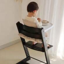 Weiches Sitzkissen für Kleinkinder, Hochstuhlkissen für Babys, Rückenkissen mit Cartoon-Bär-Stuhl und Sitzkissen, Hochstuhl-Zubehör