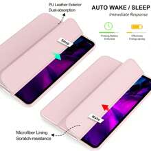 Tablet Protective Case, Soft Anti-Fall Protection, Ultra-Thin/Smart Stand/Auto-Wake Protective,Suitable For IPad 9th Generation 10.2-Inch Protective Case, Simple/Casual/Classic/Personalized/IPad Protective Case Suitable For IPad Mini6/Mini7, Suitable For IPad 5th Generation 6th Generation 9.7-Inch, Suitable For IPad 7/8/9th Generation 10.2-Inch