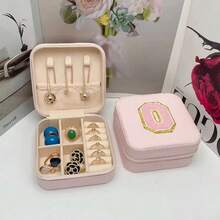 1 Hộp đựng trang sức giả da sang trọng có khóa kéo - Hộp đựng du lịch di động đựng hoa tai, vòng cổ, nhẫn và vòng tay, Nội thất lót vải nhiều ngăn, Quà tặng thanh lịch cho ngày cưới, ngày lễ tình nhân, ngày của mẹ, Hộp đựng trang sức, Thiết kế tinh tế, Sắp xếp gọn gàng, Hộp đựng trang sức Đồ dùng cần thiết khi đi du lịch Phụ kiện du lịch Túi du lịch Kỳ nghỉ Ngày lễ Trở lại trường Đồ dùng học tập Hộp đựng trang sức - Hồng - Xem 24