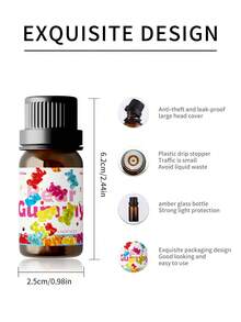 EMBRACEX. 10ml 小熊软糖香薰精油，香薰油 - 用于蜡烛、肥皂制作、芳香疗法、扩散器、家庭护理和加湿器，适用于卧室、家居香薰、芳香疗法、日常使用和节日礼物 - 小熊軟糖 - 查看 4