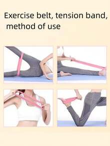 1 件/2 件/3 件/5 件女士阻力带套装 - 瑜伽普拉提臀部训练带，用于腿部和臀部锻炼，TPE 弹性健身带，用于全身塑形、拉伸、家庭健身房、Crossfit - 夏季便携式健身带（5 种颜色）- 混合配送 - 彩色 - 查看 6