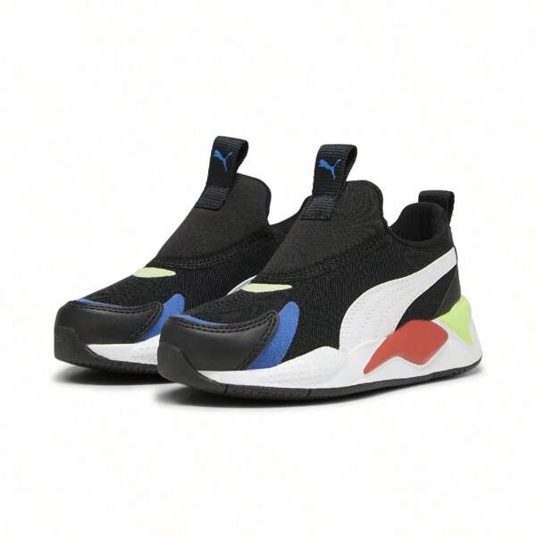 Puma Lightweight Shock-Absorbing Kids Shoes, Boys & Girls Children Sports Shoes, Slip-On Running Shoes, Size 30967610