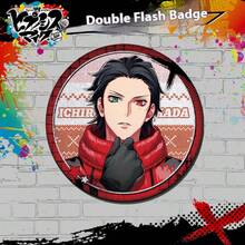 Hypnosis Mic -Division Rap Battle- Hifumi Doppo & Division Rap Battle Character 75mm/58mm Double Flash Badge Set - Anime B-Style PET Material Pin | Stitch Toys, Travel Toys, Classroom Fidget Toys, Mini Stuff Bath Toys, Christmas Stationery, Stress Ball - Birthday Gift, Christmas Gift, Halloween Gift, Christmas Eve Gift, Perfect Gift, Toys, Games - Multicolor - View 5