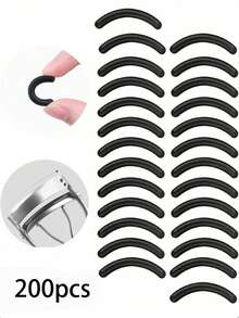 50/5pcs Eyelash Curler Refill Eyelash Curler Pad, Silicone Rubber Curler Replacement Refill Pad For Universal Eyelash Curler,Black Soft Cushion Strips,Makeup,Cheap,Room Decor,Vanity,Travel,Bedroom,Makeup Accessories,Eyelash Curler,Cheap,Stocking Stuffers,Makeup,Makeup Tools,Cheap Stuff,Gifts,Gifts For Women,Christmas Gifts - Black - View 9