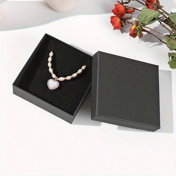3 piezas Cajas de regalo para joyas, cajas de embalaje para collares, anillos y aretes, cajas de regalo de papel kraft de alta gama, adecuadas para Navidad, Halloween, cumpleaños, aniversario, regalos de fiesta para mujeres, organizador de almacenamiento, artículos esenciales de viaje, regreso a la escuela, almacenamiento de dormitorio, decoración de otoño