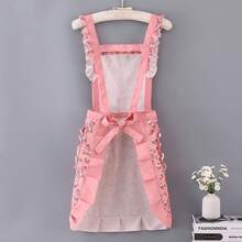Aprons - [Two-pack] YouYang-pink+Gray - View 4