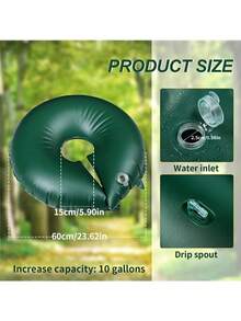 2 Extra Large PVC Watering Bags, 10/15 Gallon Capacity, Slow Release Automatic Plant Watering With Sunscreen And Moisturizing Function, Suitable For Gardens, Orchards And Forests - A - View 6