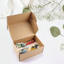 PHAREGE 9x6x4 Inch Gift Shipping Boxes Bulk 25 Pack Brown Tab Lock Tuck Top Mailing Boxes For Packaging Small Business Small Cardboard Mailer Boxes For Wrapping Present-0166 - 棕色 - 查看 3